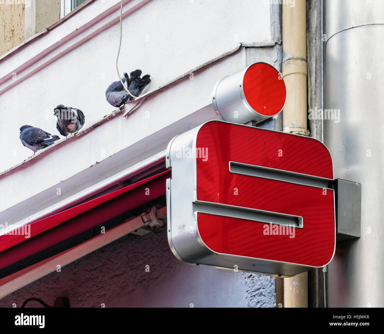 Spaarkasse bank exterior & logo - branch of high street bank, Berlin ...