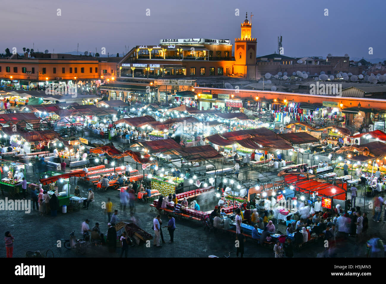 MARRAKESH MOROCCO SEPT 21 2016 Jemaa El Fnaa Square In Medina Of marrakesh-morocco-sept-21-2016-jemaa-el-fnaa-square-in-medina-of