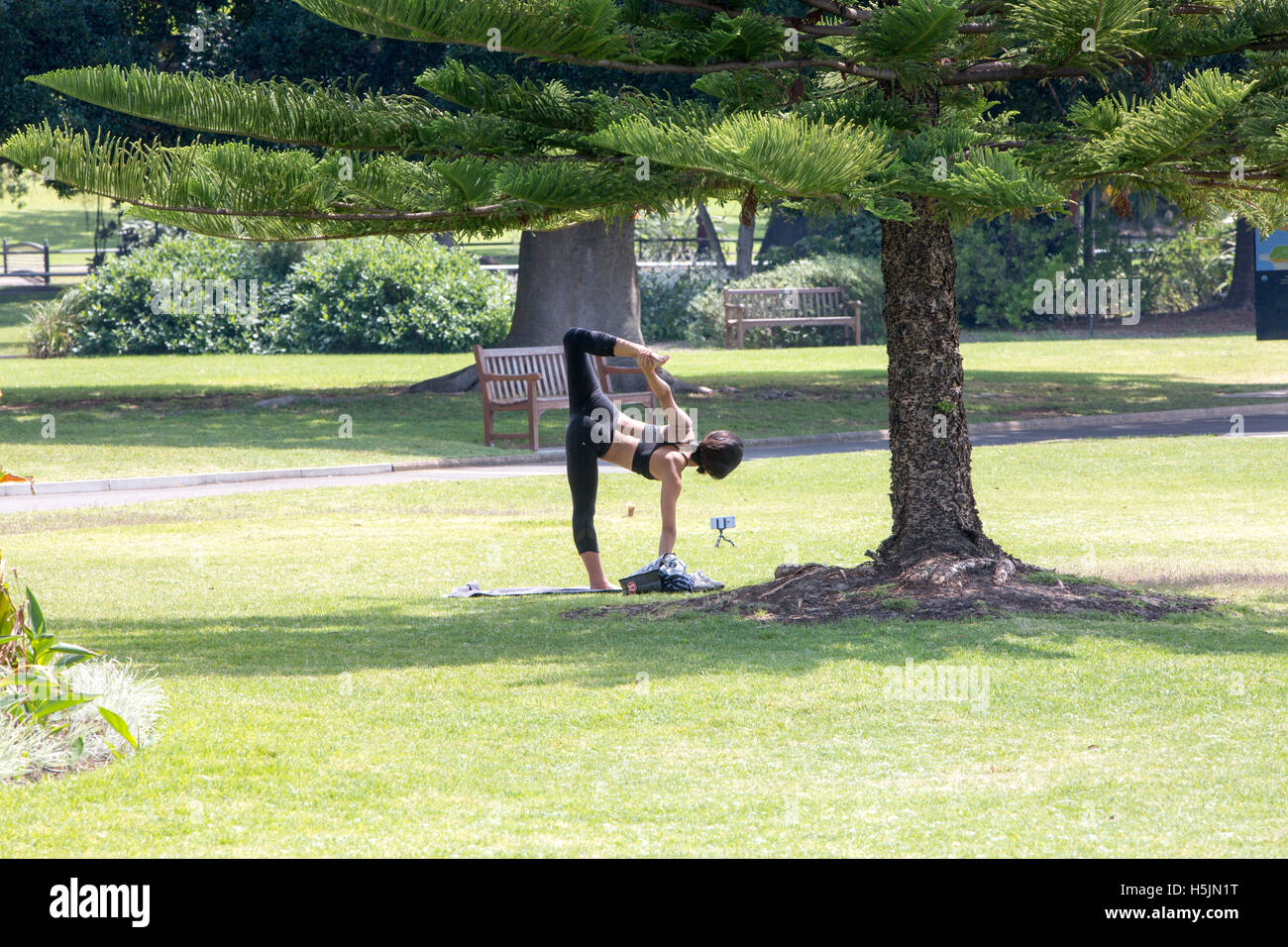 Australian asian girl at the park