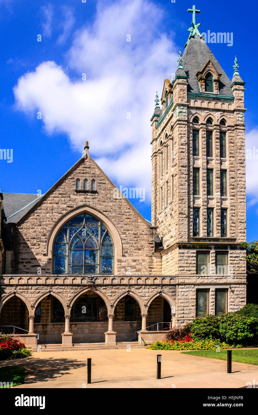 The United Methodist Church On Church St In Downtown Asheville NC Stock   The United Methodist Church On Church St In Downtown Asheville Nc H5JNFB 