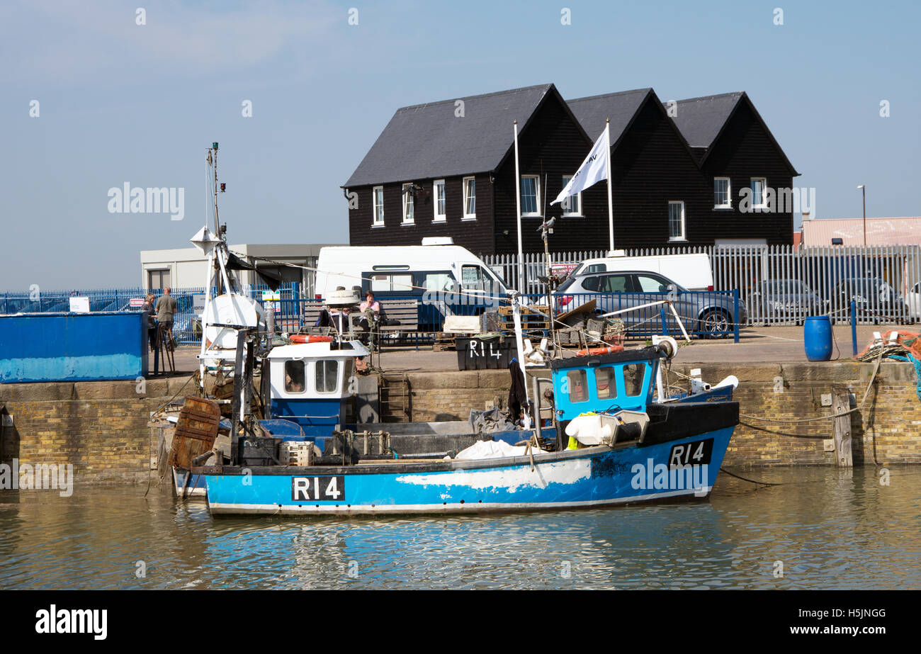 Whitstable, Kent, Whitstable Harbour, Fishing Boat, England Stock Photo