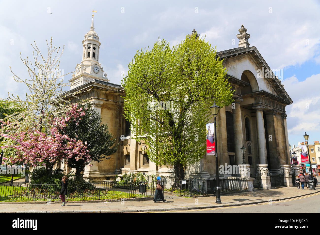 St Alfege Church in Greenwich Stock Photo