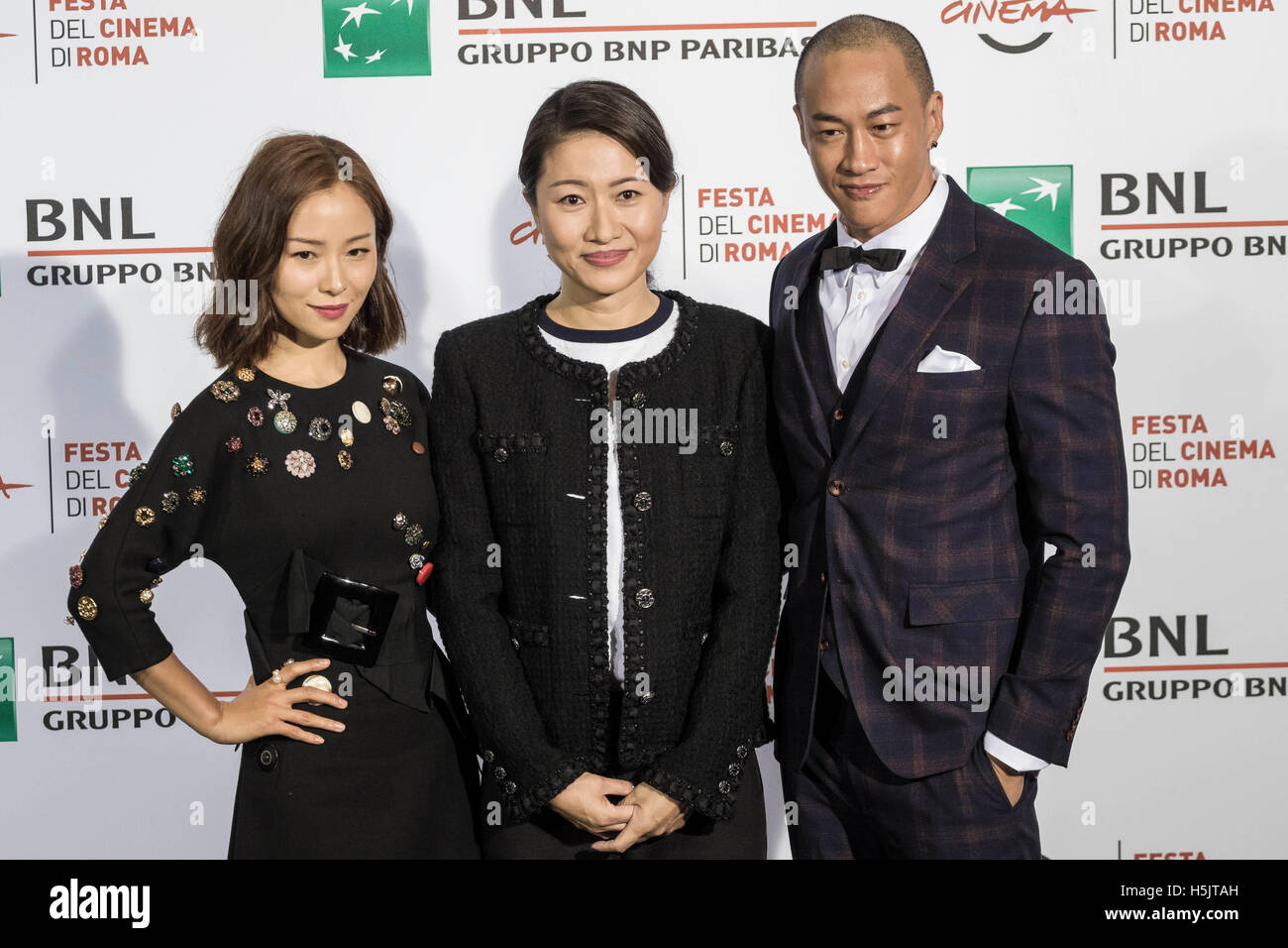Rome, Italy. 20th Oct, 2016. PeterYun Tung Ho, Jiang Yiyan (R) and
