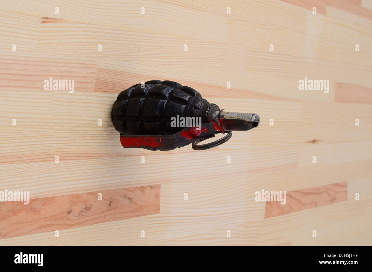 hand grenade isolated on a white background Stock Photo - Alamy