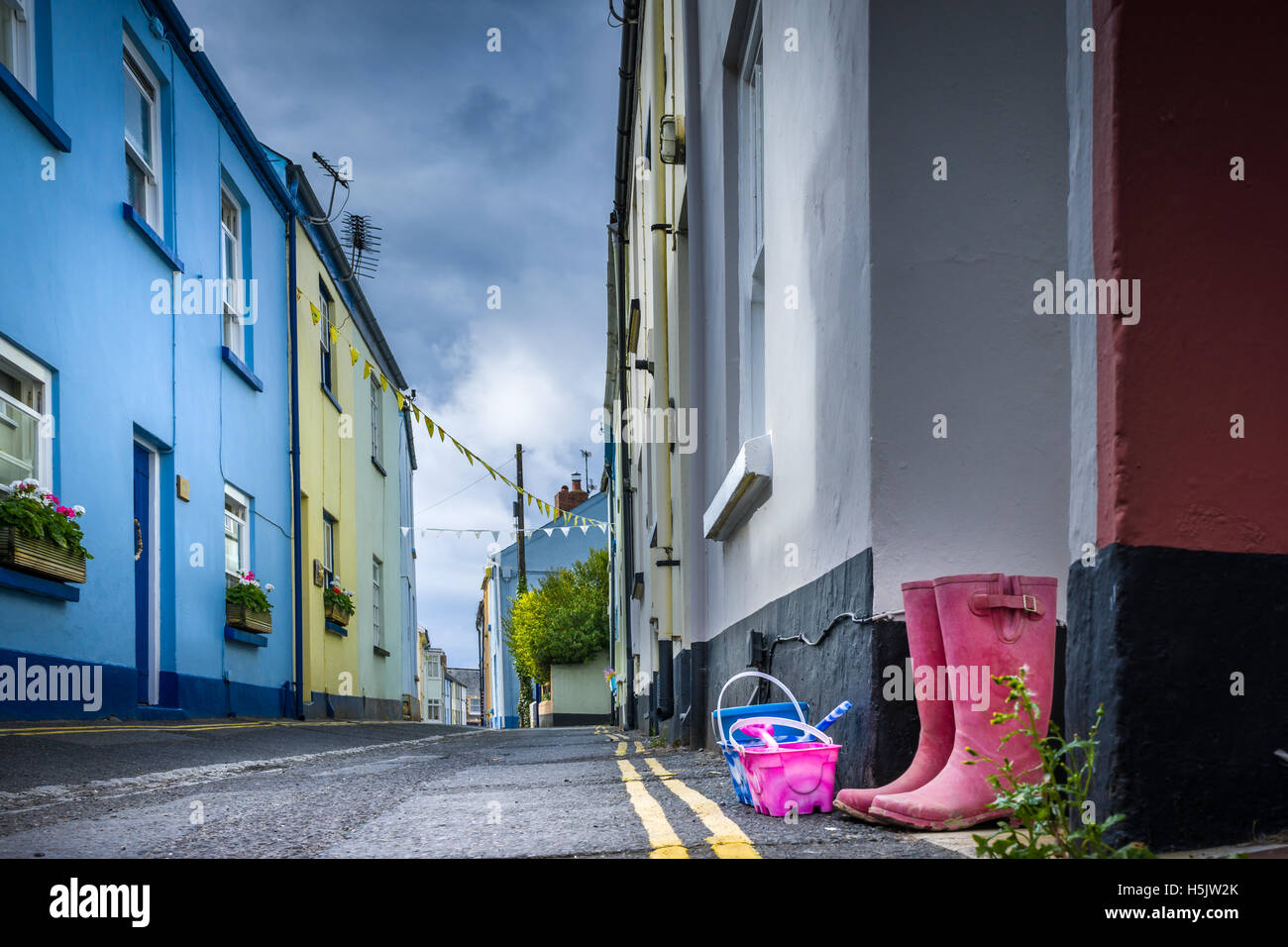 Irsha Street, Appledore, Devon. Stock Photo