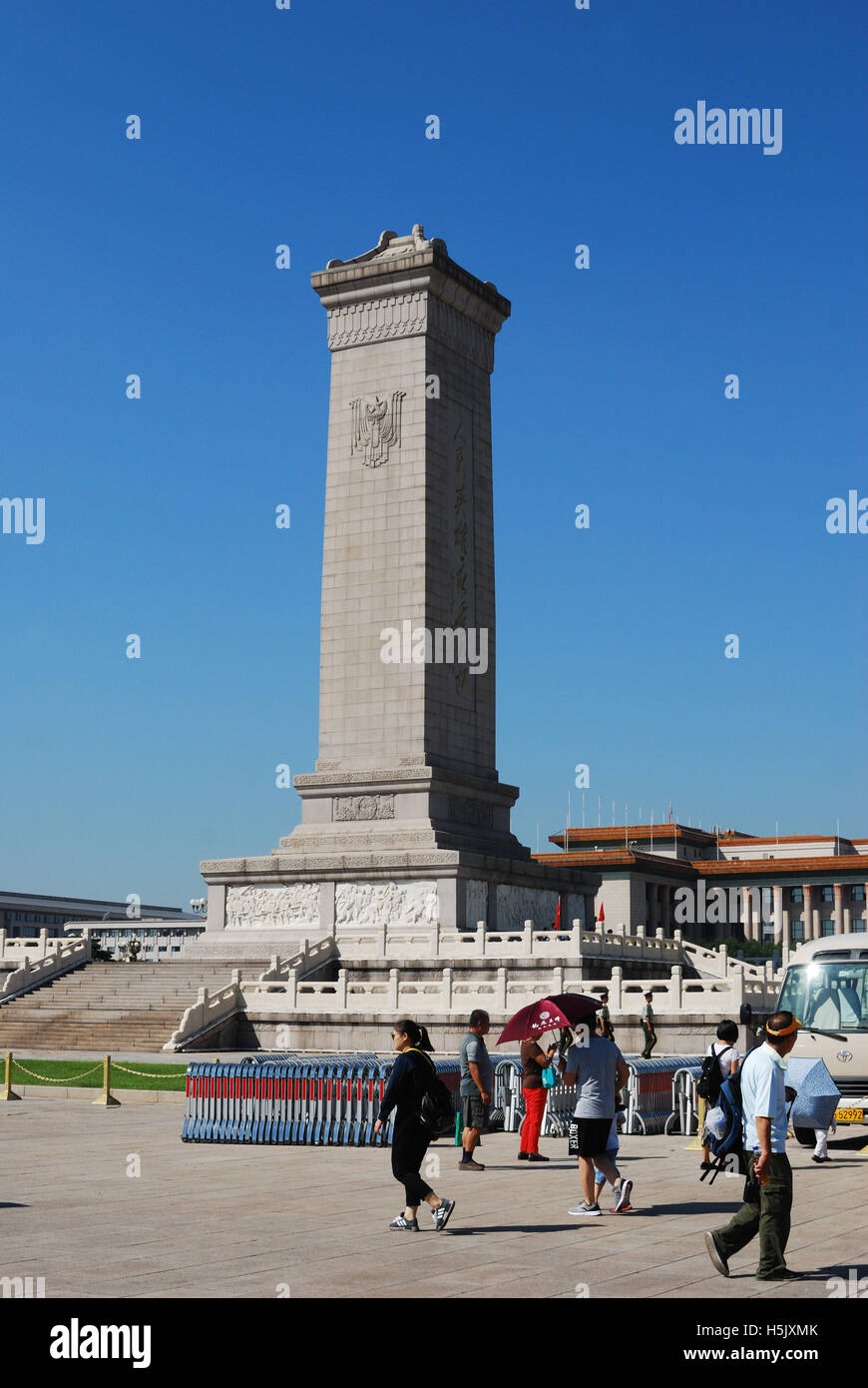tower at tiananmen square,beijing,china Stock Photo - Alamy