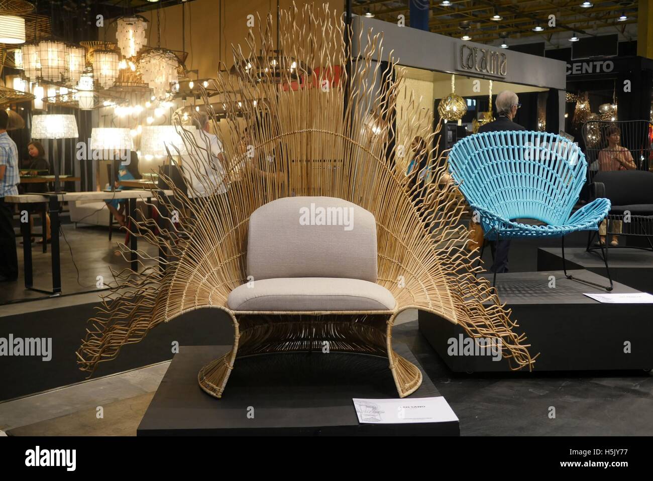 Pasay, Philippines. 20th Oct, 2016. Peacock chairs as referred as