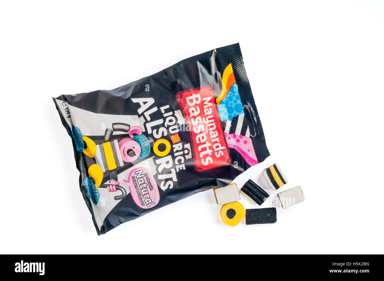 A packet of Liquorice Allsorts Stock Photo - Alamy