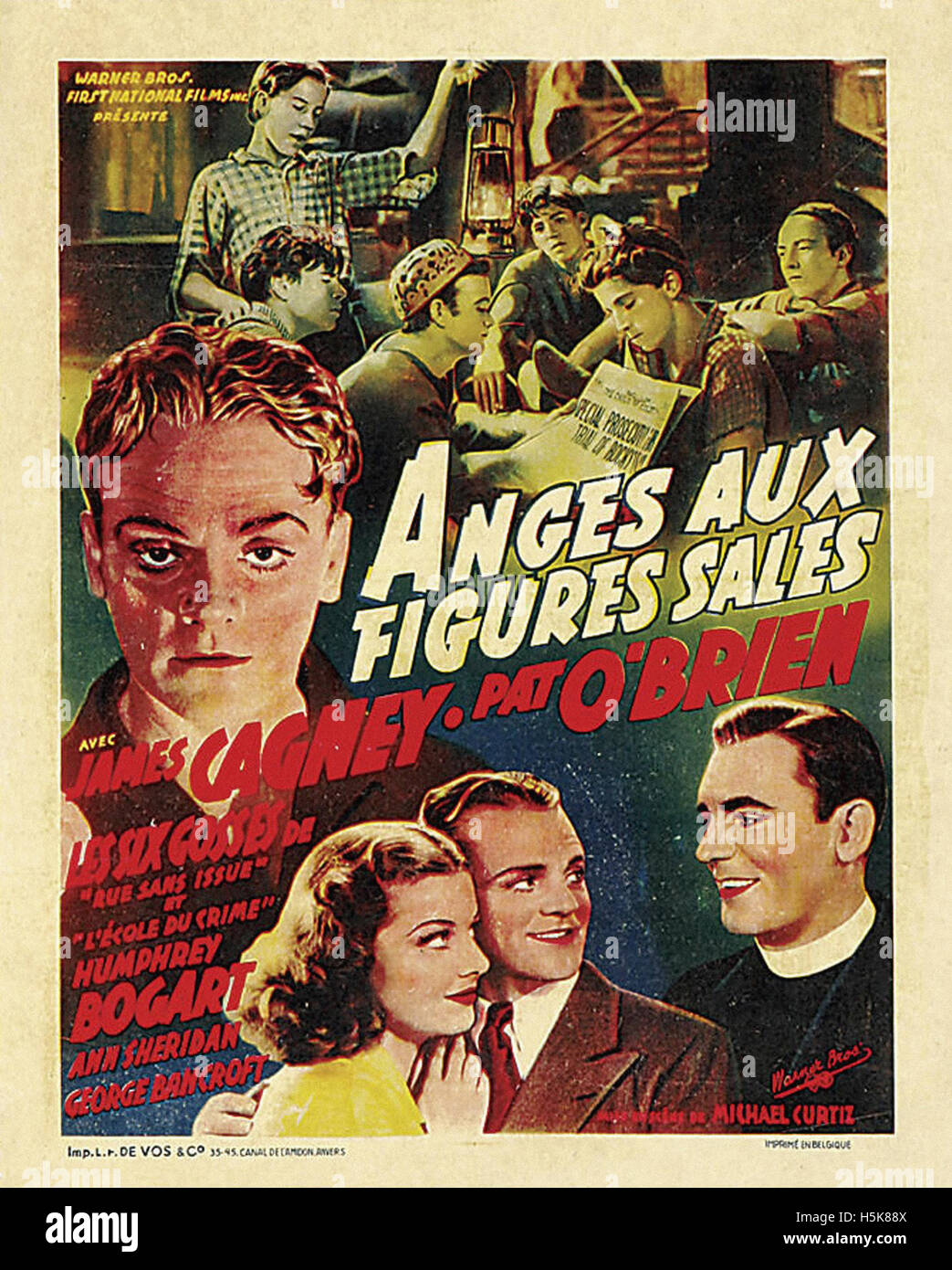 Angels With Dirty Faces Movie Poster Stock Photo Alamy