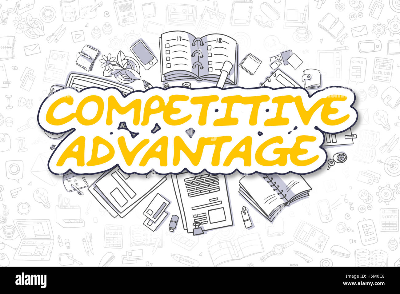 Competitive Advantage - Business Concept. Stock Photo