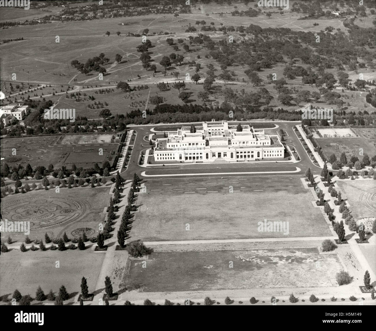 Parliament House, Canberra - 11th Mar 1937 Stock Photo