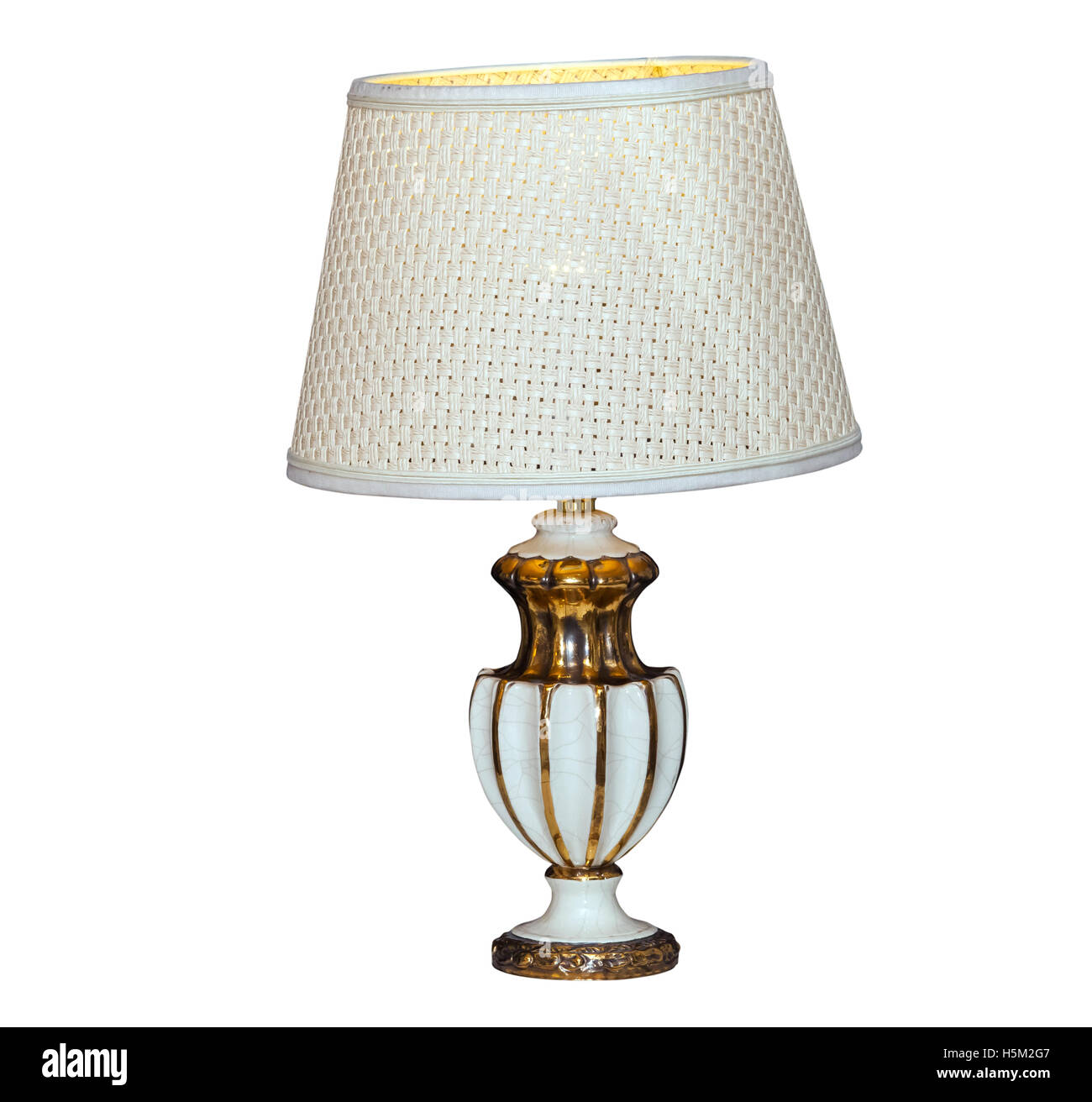 Vintage retro table lamp Cut Out Stock Images & Pictures - Alamy