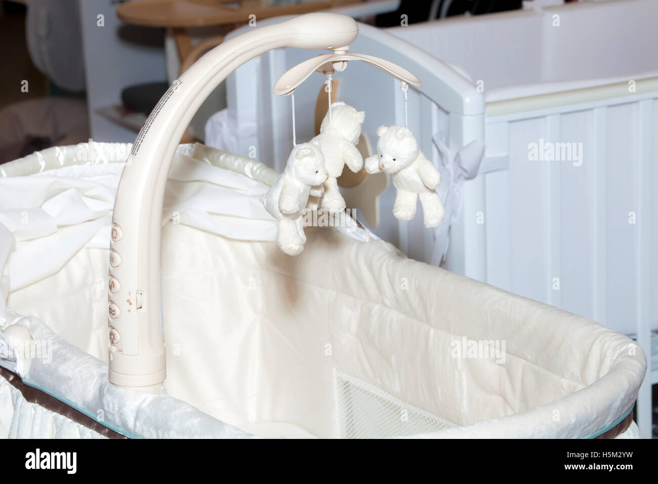 Baby mobile for crib Stock Photo
