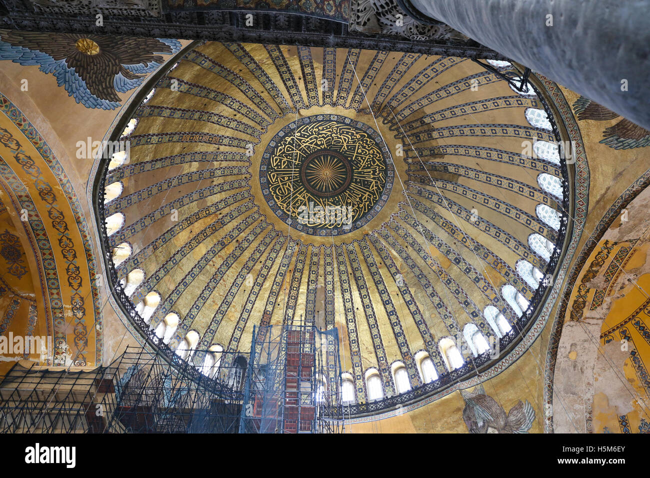 Hagia Sophia Museum in Sultanahmet district of Istanbul Stock Photo - Alamy