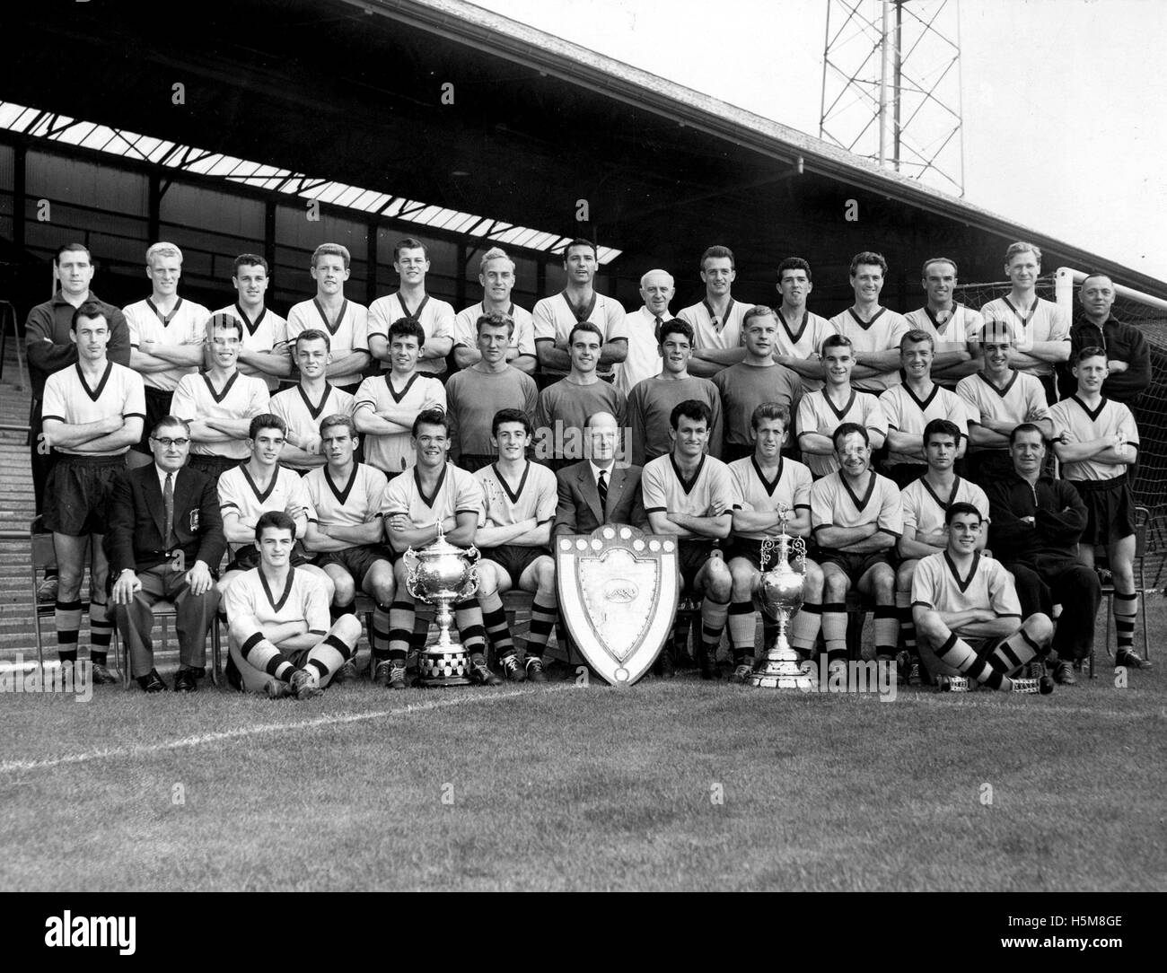 Wolverhampton Wanderers Football 1950s High Resolution Stock