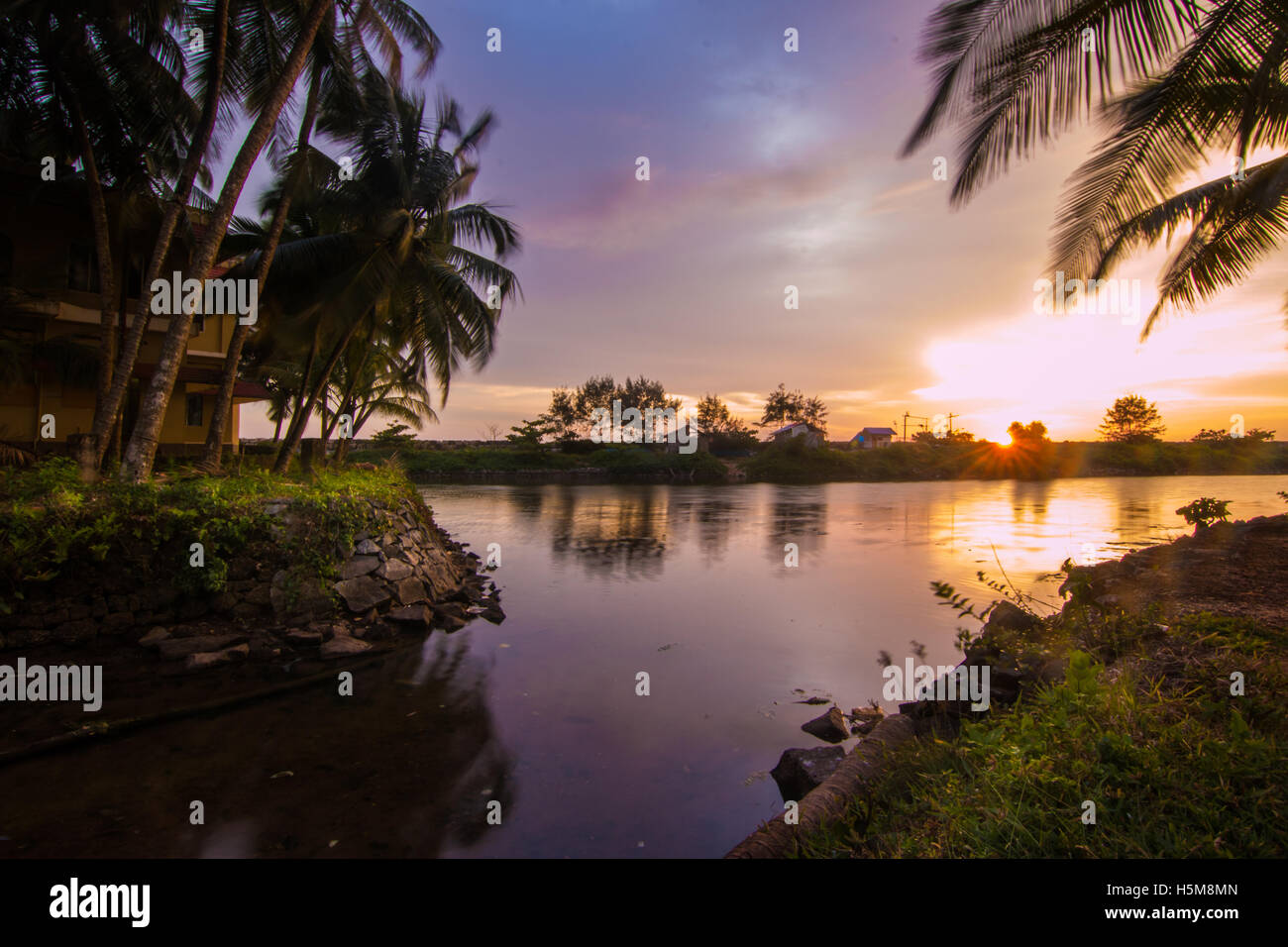 A beautiful sunset Stock Photo - Alamy