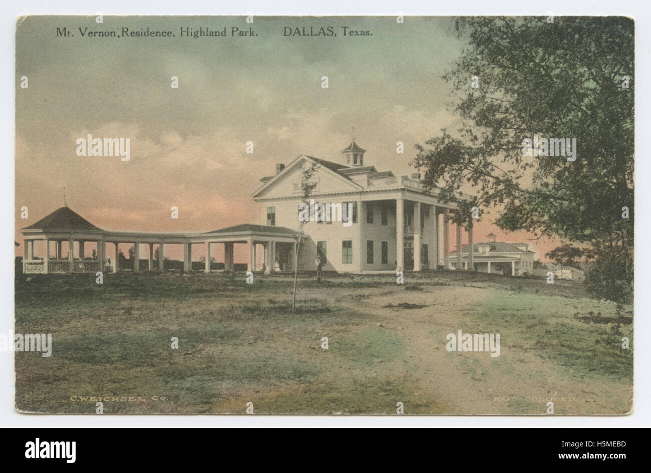 Mt Vernon, Residence, Highland Park Dallas, Texas Stock Photo Alamy