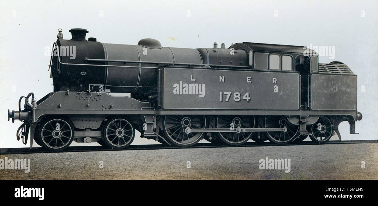 Passenger locomotive for the London & North Eastern Railway Company Stock Photo