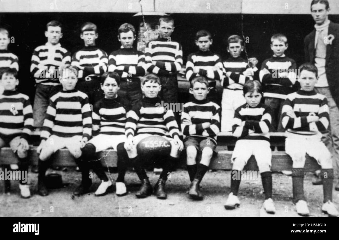 Members of the Texas State School Football Club, ca 1905 Stock Photo