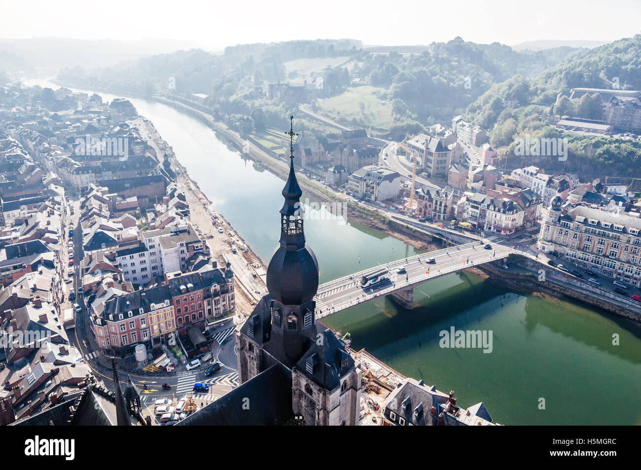Postcard from Dinant Stock Photo