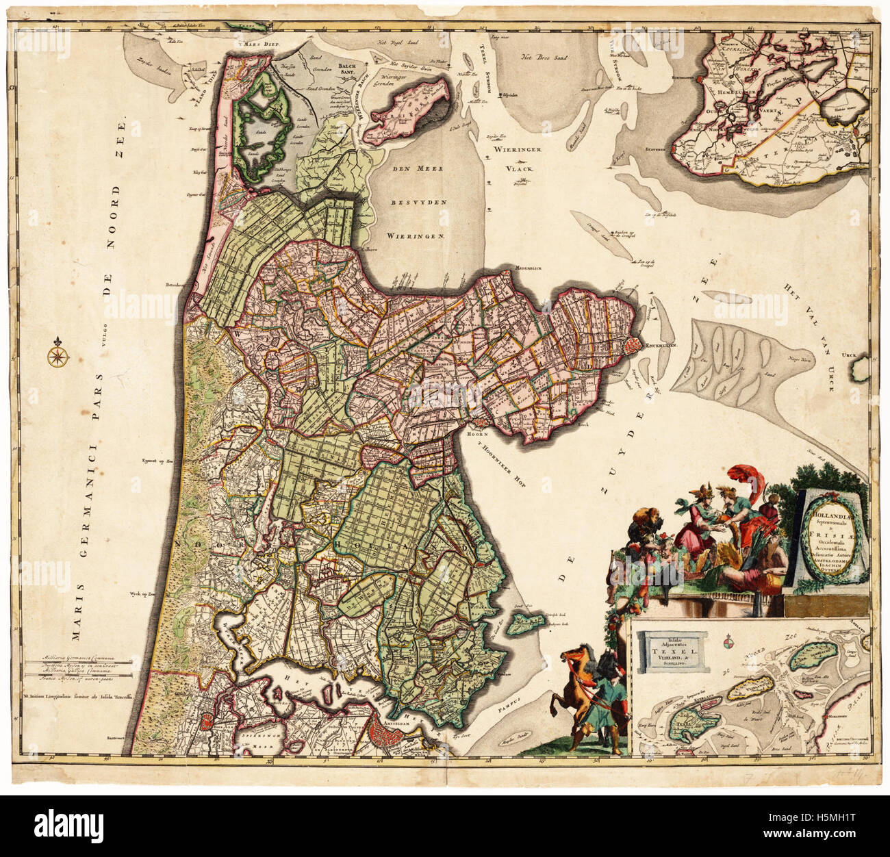 Old world map 1700 hi-res stock photography and images - Alamy