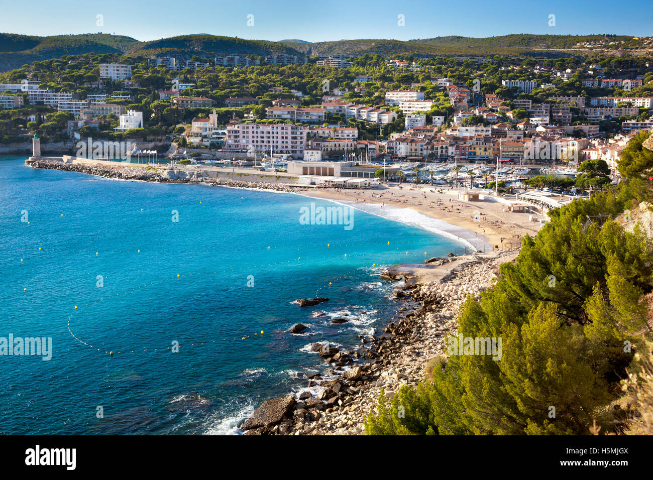 Cassis in the south coast of France Stock Photo