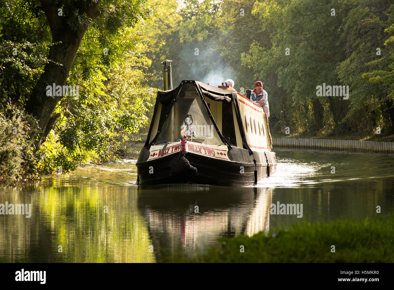 Reflection narrow boat hi-res stock photography and images - Alamy
