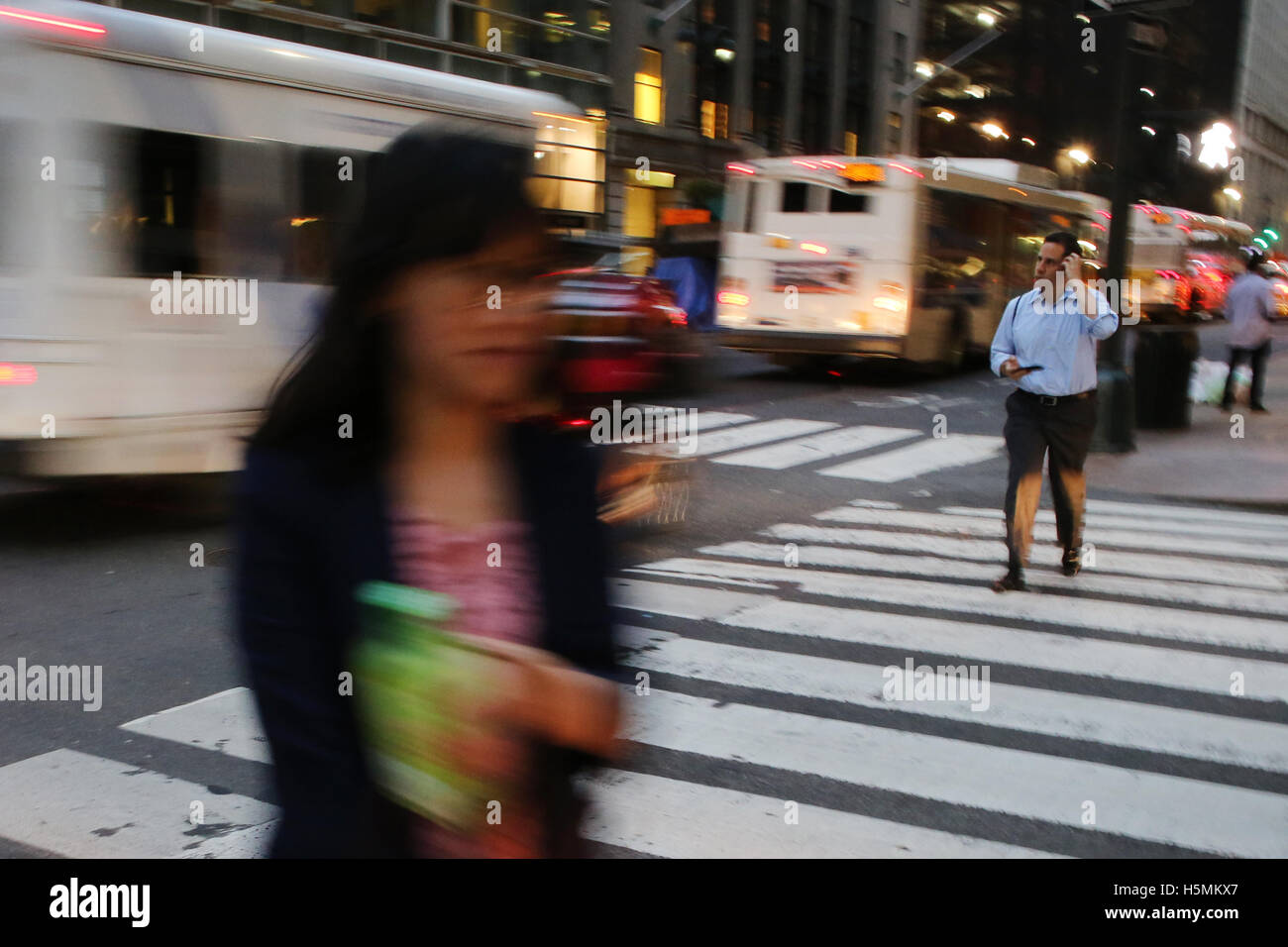 Street scene in New York City , USA Stock Photo - Alamy