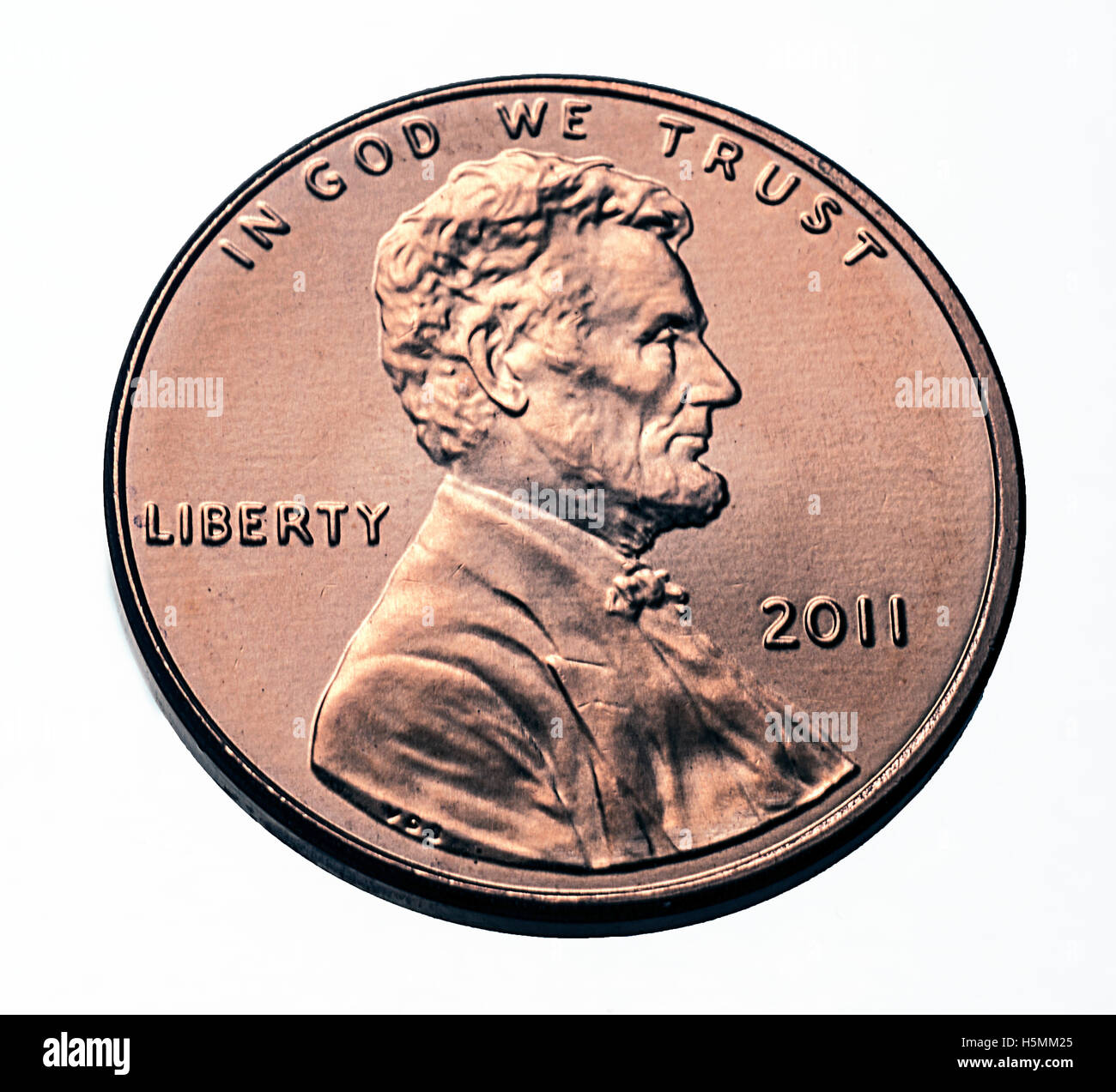 American penny Stock Photo