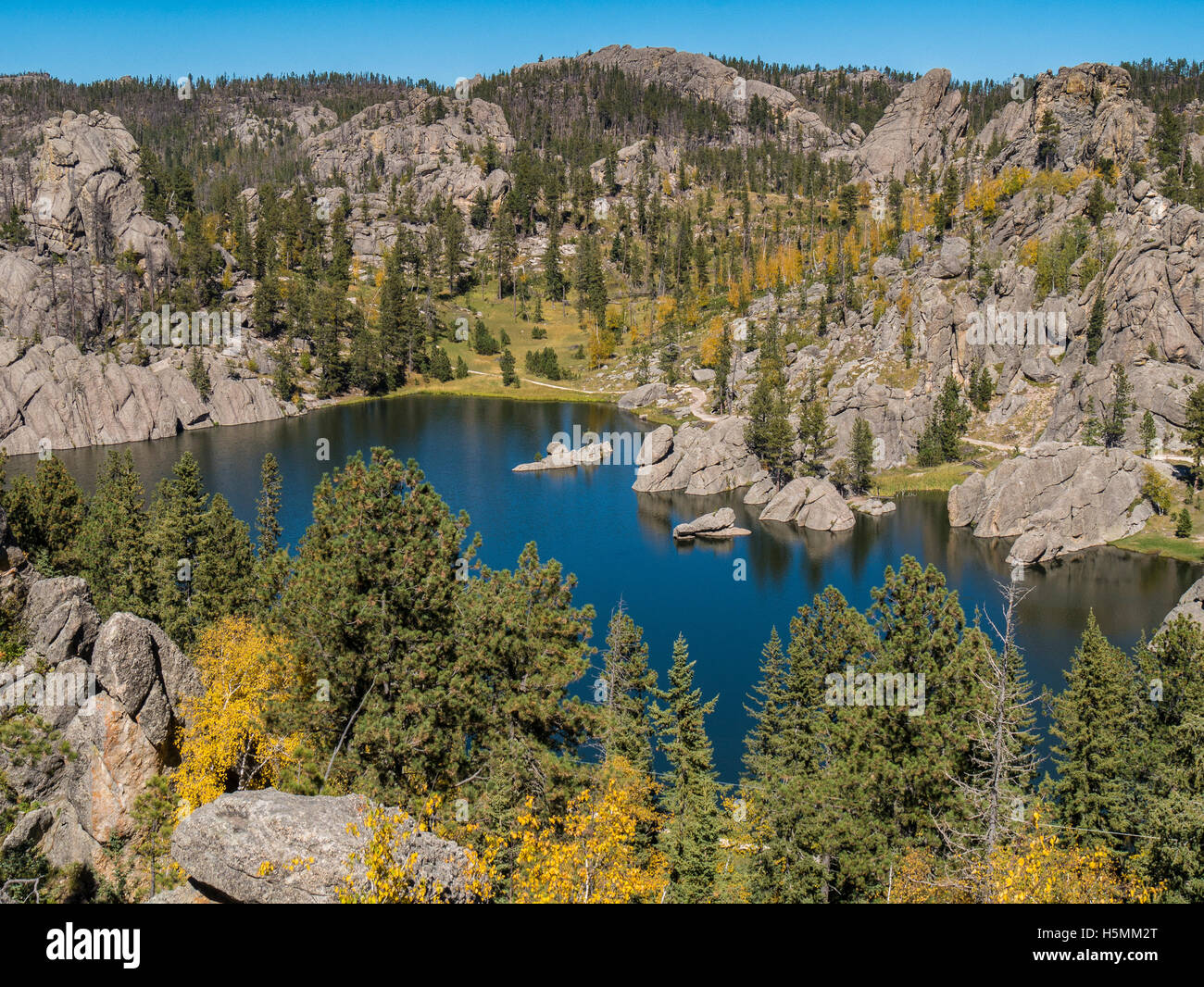 Sylvan Lake From The Lodge Custer State Park Custer South Dakota Sylvan Lake From The Lodge Custer State Park Custer South Dakota