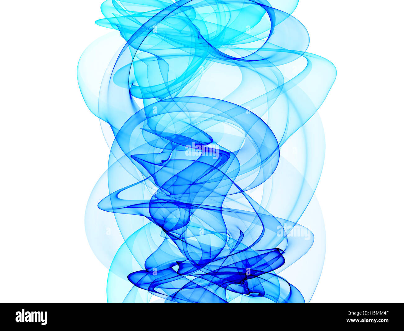 abstract blue smoke waves Stock Photo - Alamy