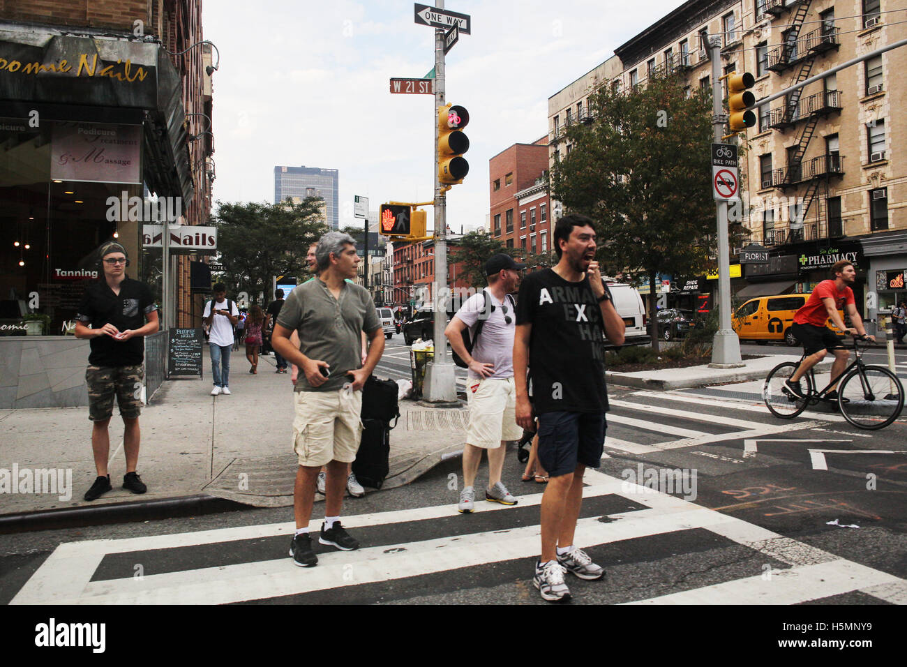 Street scene in New York City , USA Stock Photo - Alamy