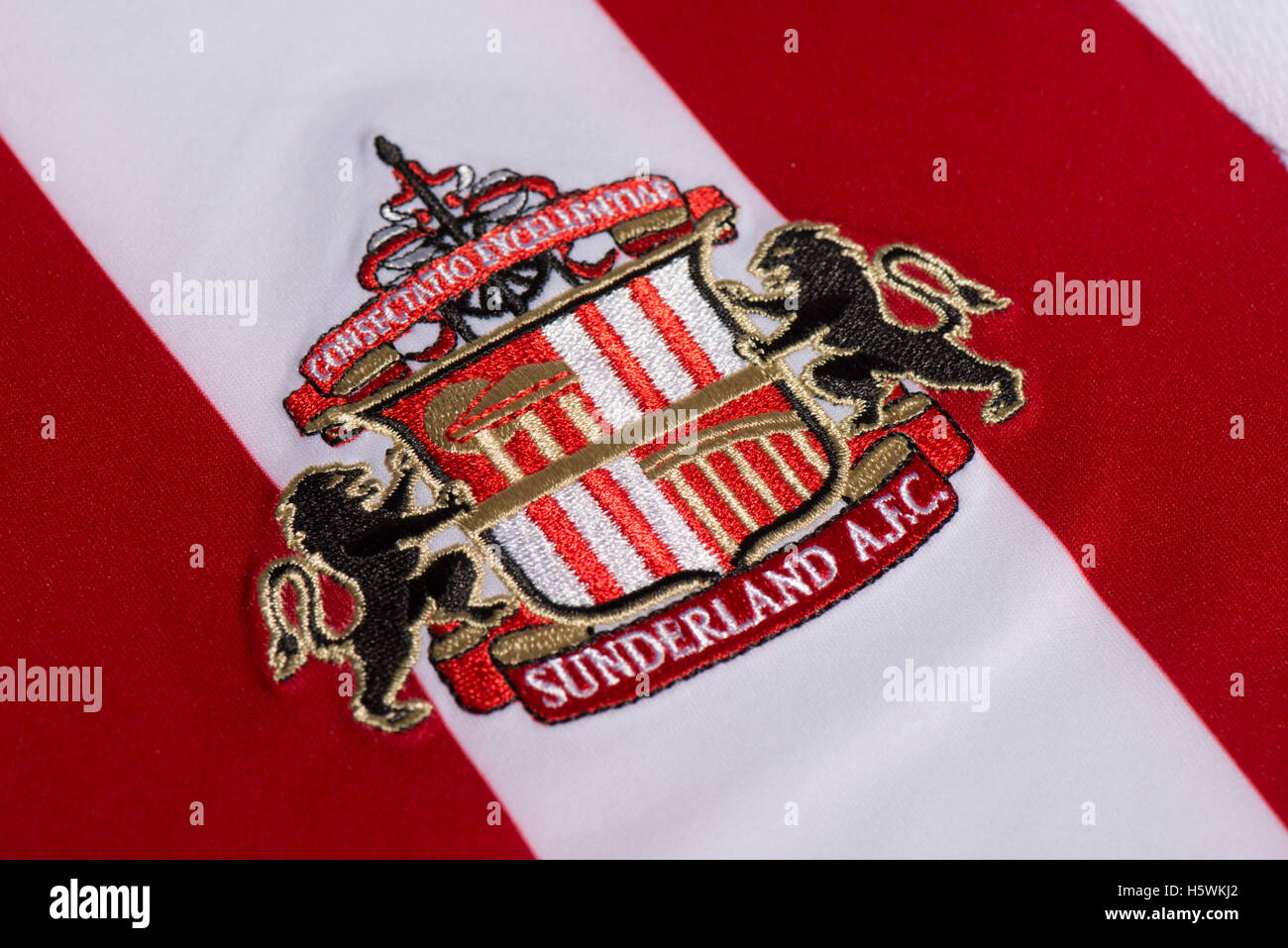 Premier League football club badge Sunderland AFC Stock Photo