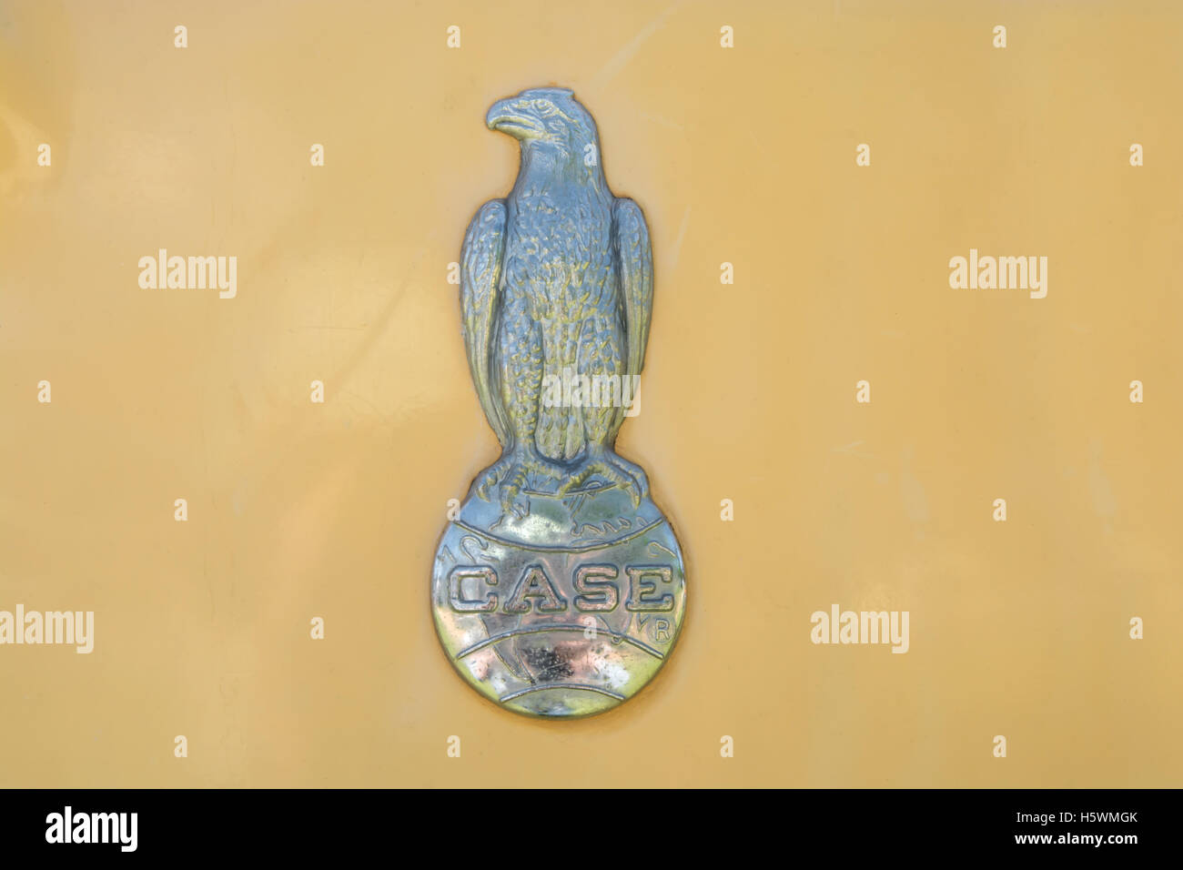 Vintage Case Tractor Company Logo on a 1964 Model 830 Dual Range