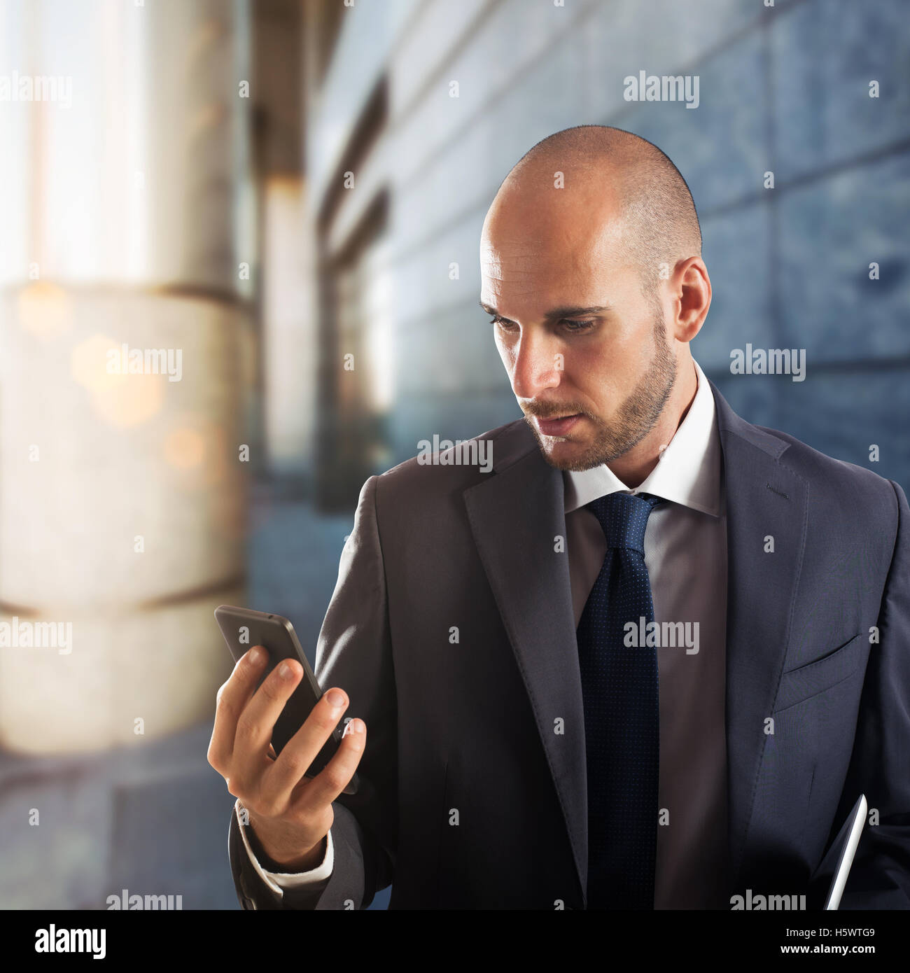 Business cellphone Stock Photo