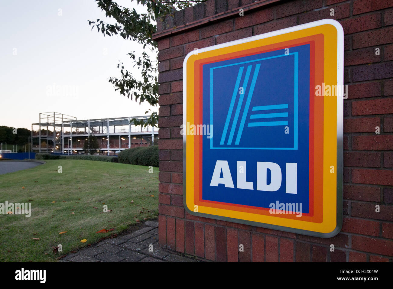 Aldi UK Headquarters in Atherstone, North Warwickshire. The building