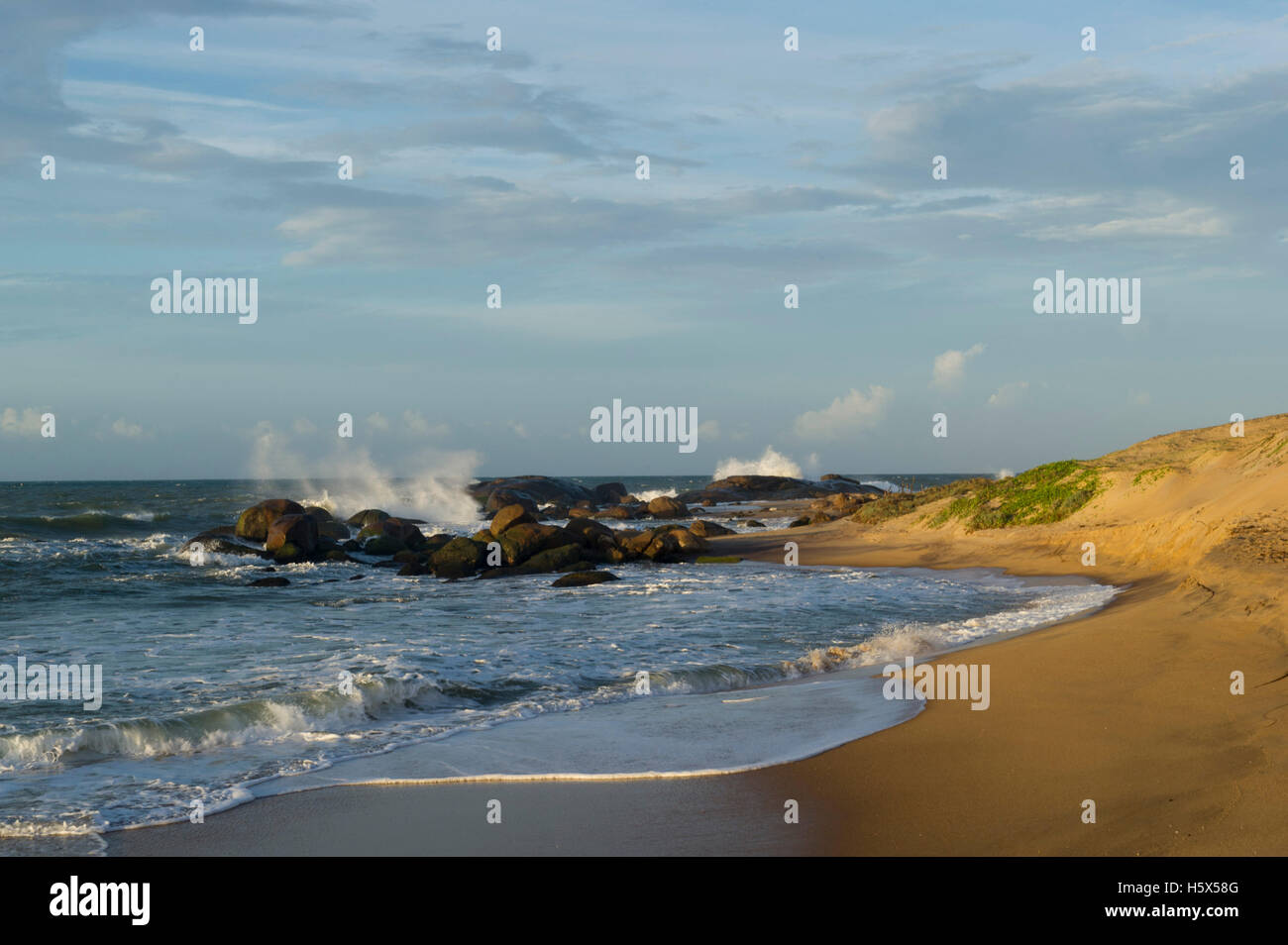 Beach, Yala National Park, Sri Lanka Stock Photo