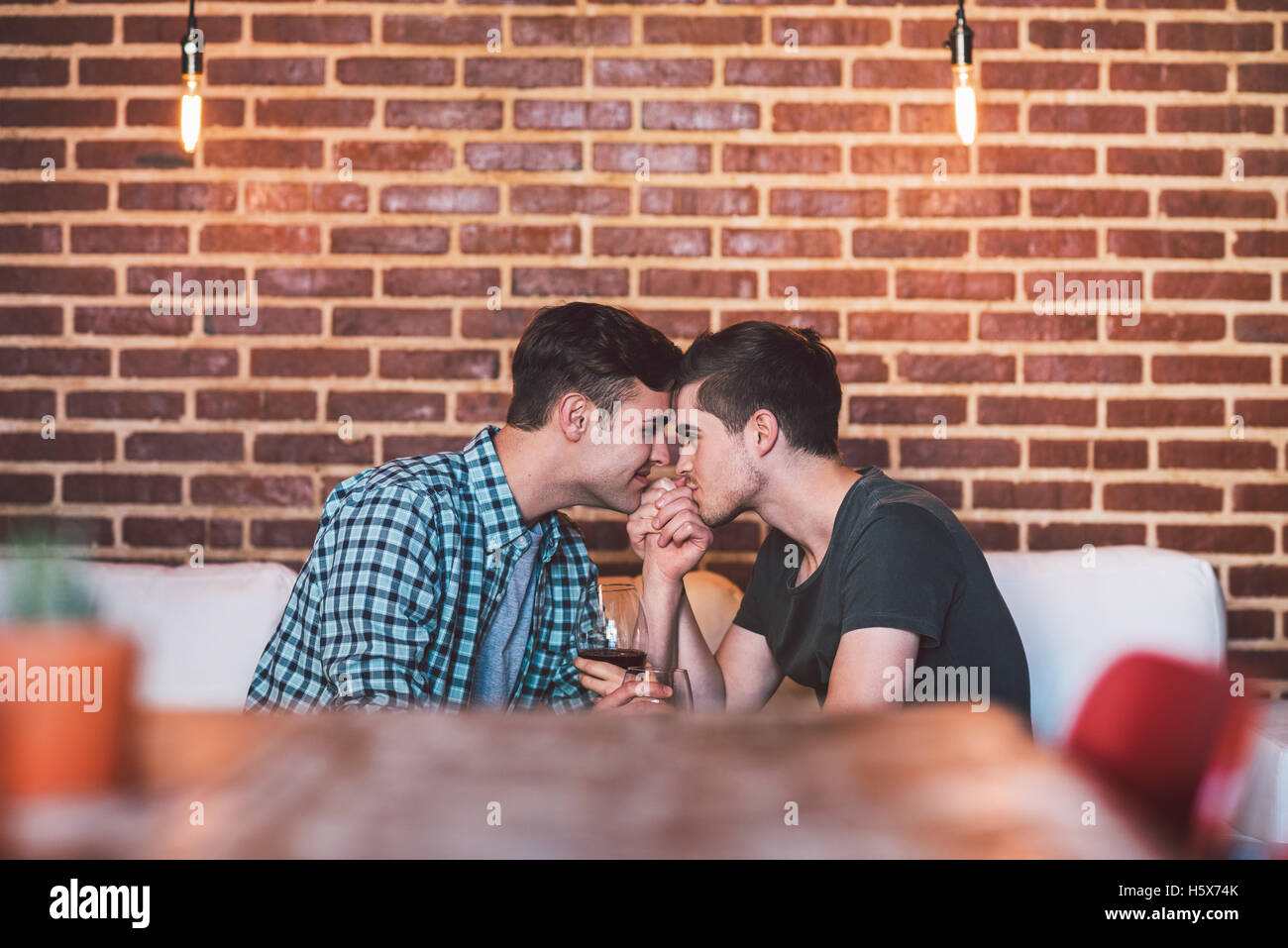 The only have eyes for each other Stock Photo