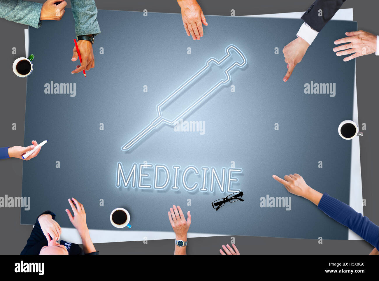 Cure Health Hospital Injection Medicine Concept Stock Photo - Alamy