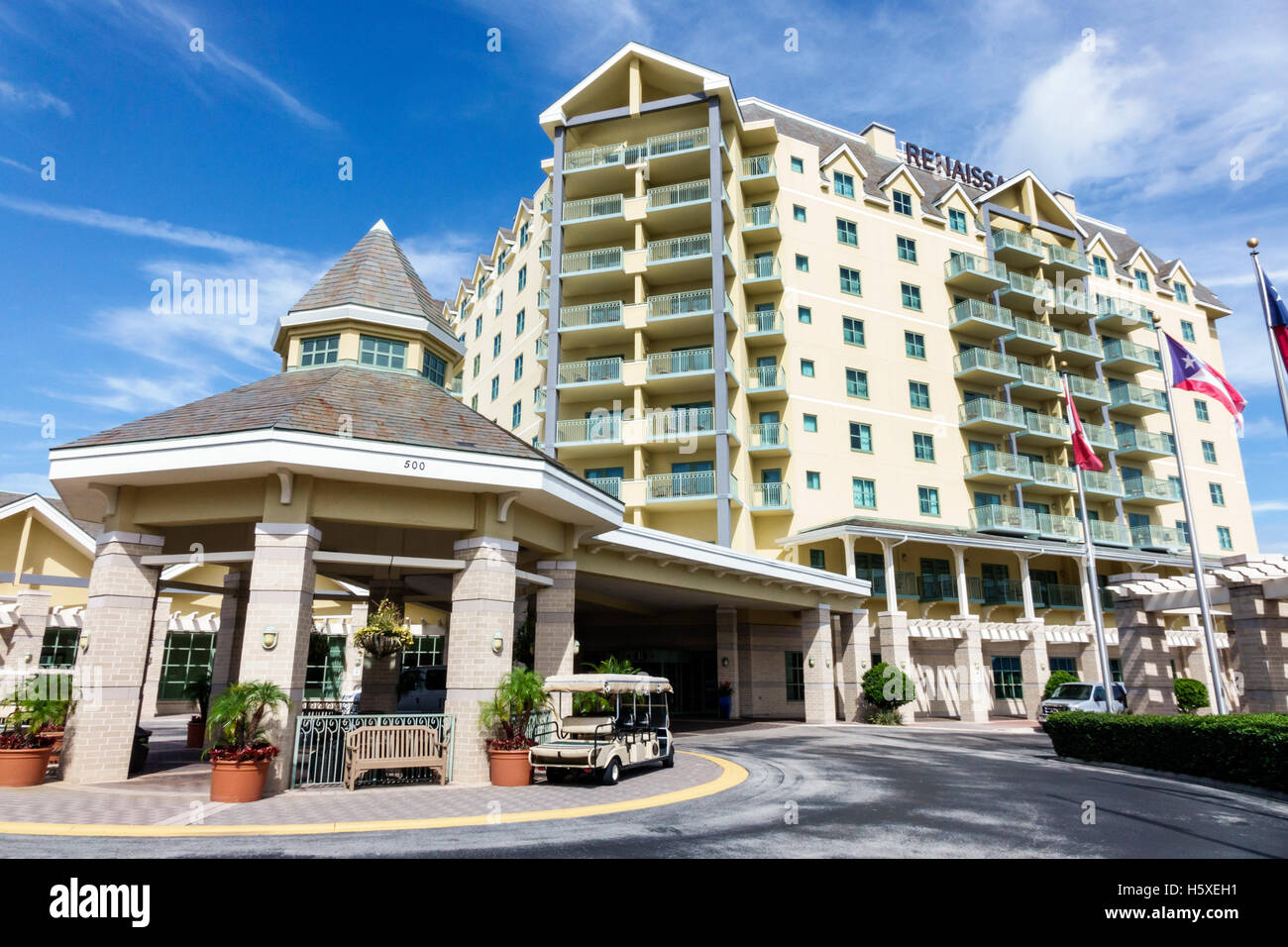 St. Saint Augustine Florida,World Golf Village Renaissance St. Augustine  Resort,hotel,lodging,front,entrance,FL160802005 Stock Photo - Alamy