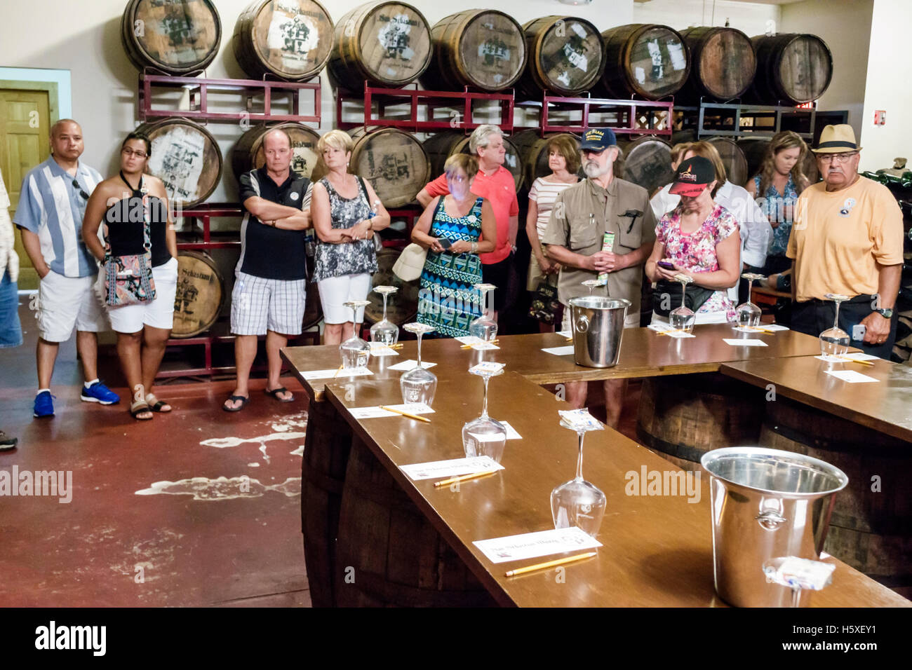 St. Saint Augustine Florida,San Sebastian Winery,interior inside,wine