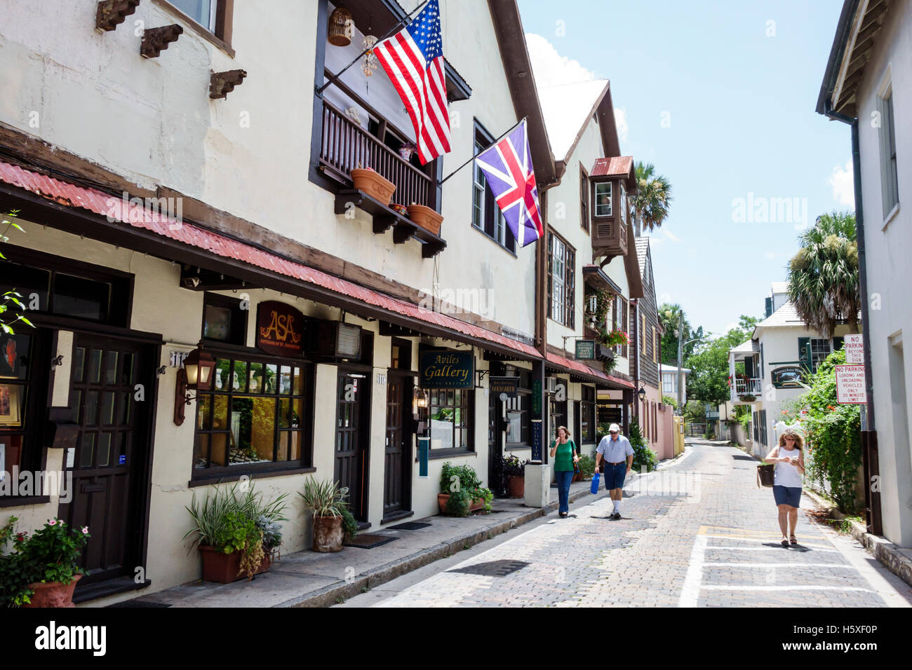 St Saint Augustine Florida Old Town Charlotte Street historic St Saint Augustine Florida Old Town Charlotte Street historic