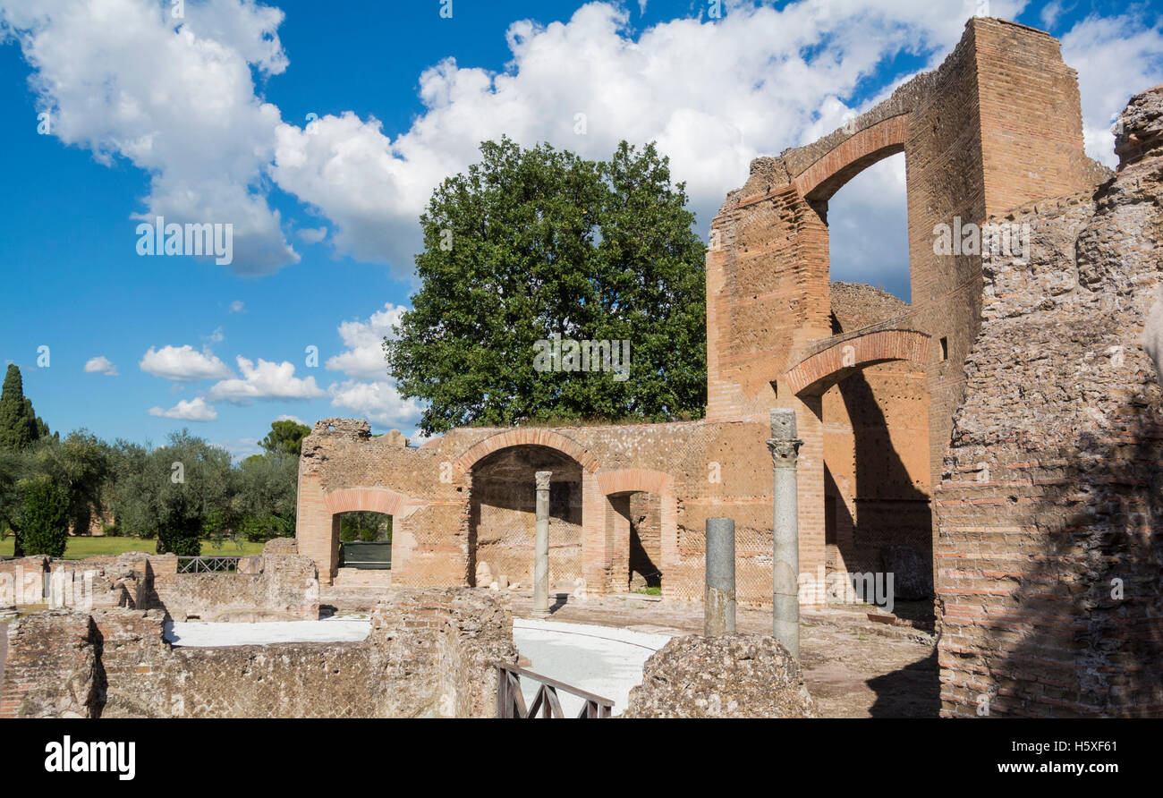 Villa Adriana Tivoli Italy Stock Photo