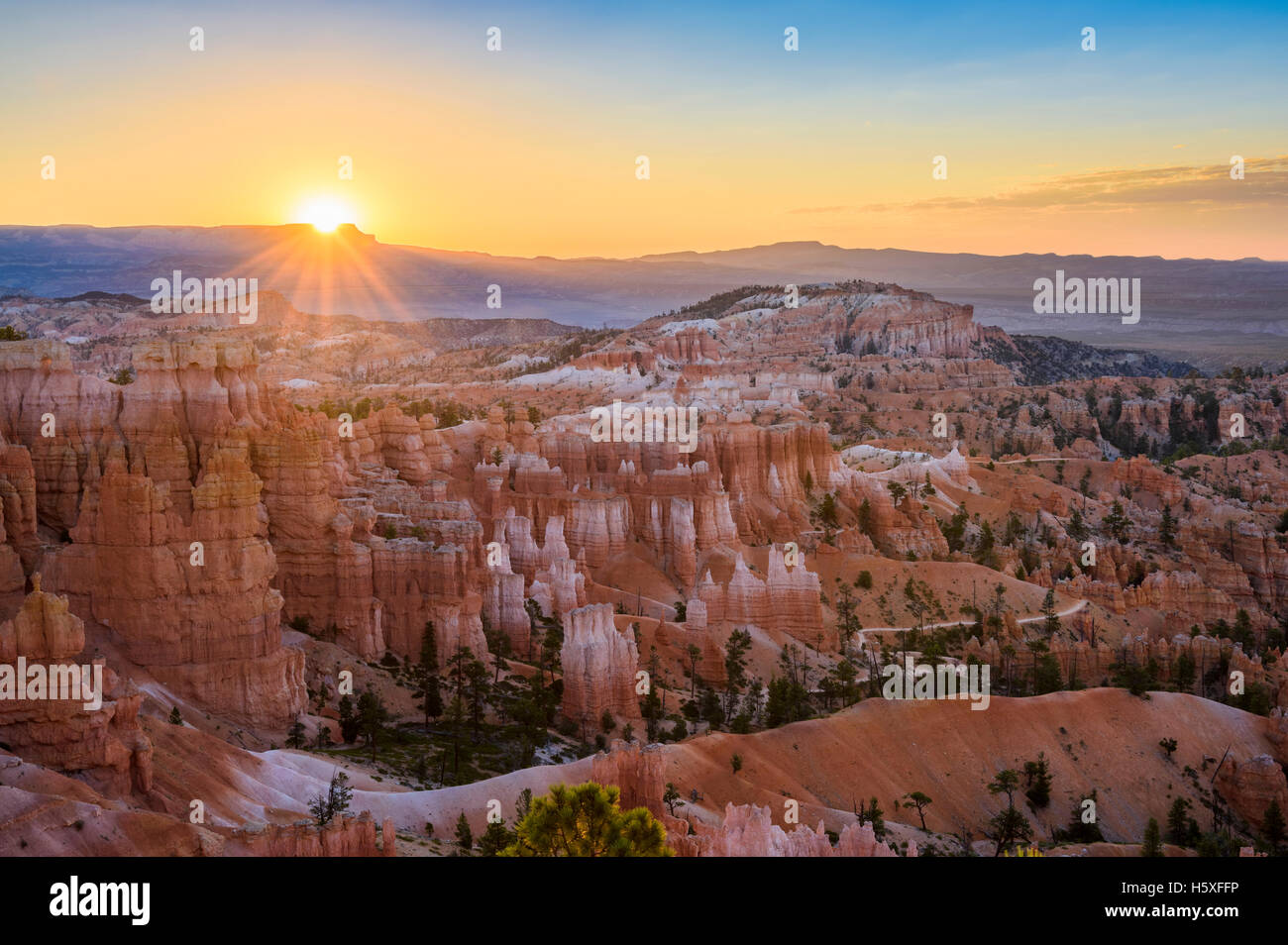Sun Rise Utah Sunrise, scenic views, Bryce Canyon National Park, located Utah, in the ...