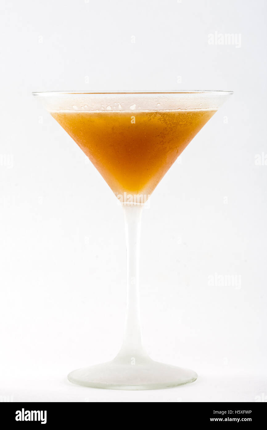 Cocktail in martini glass isolated Stock Photo - Alamy