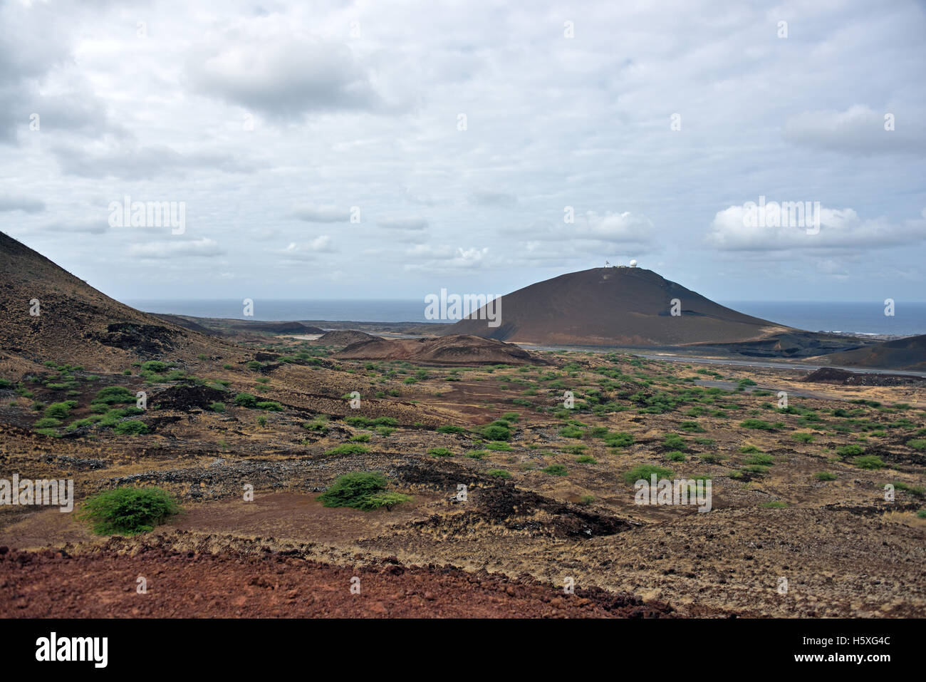 RAF Wideawake Airfield on Ascension Island Stock Photo