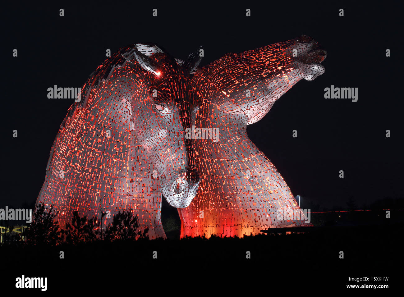 The Kelpies Falkirk are the largest equine sculptures in the world