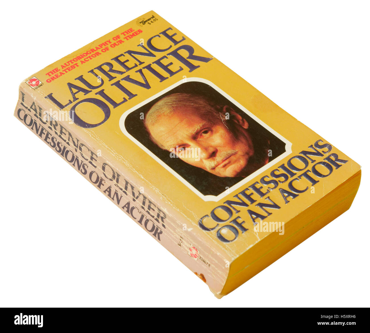 Confessions of an Actor by Laurence Olivier Stock Photo