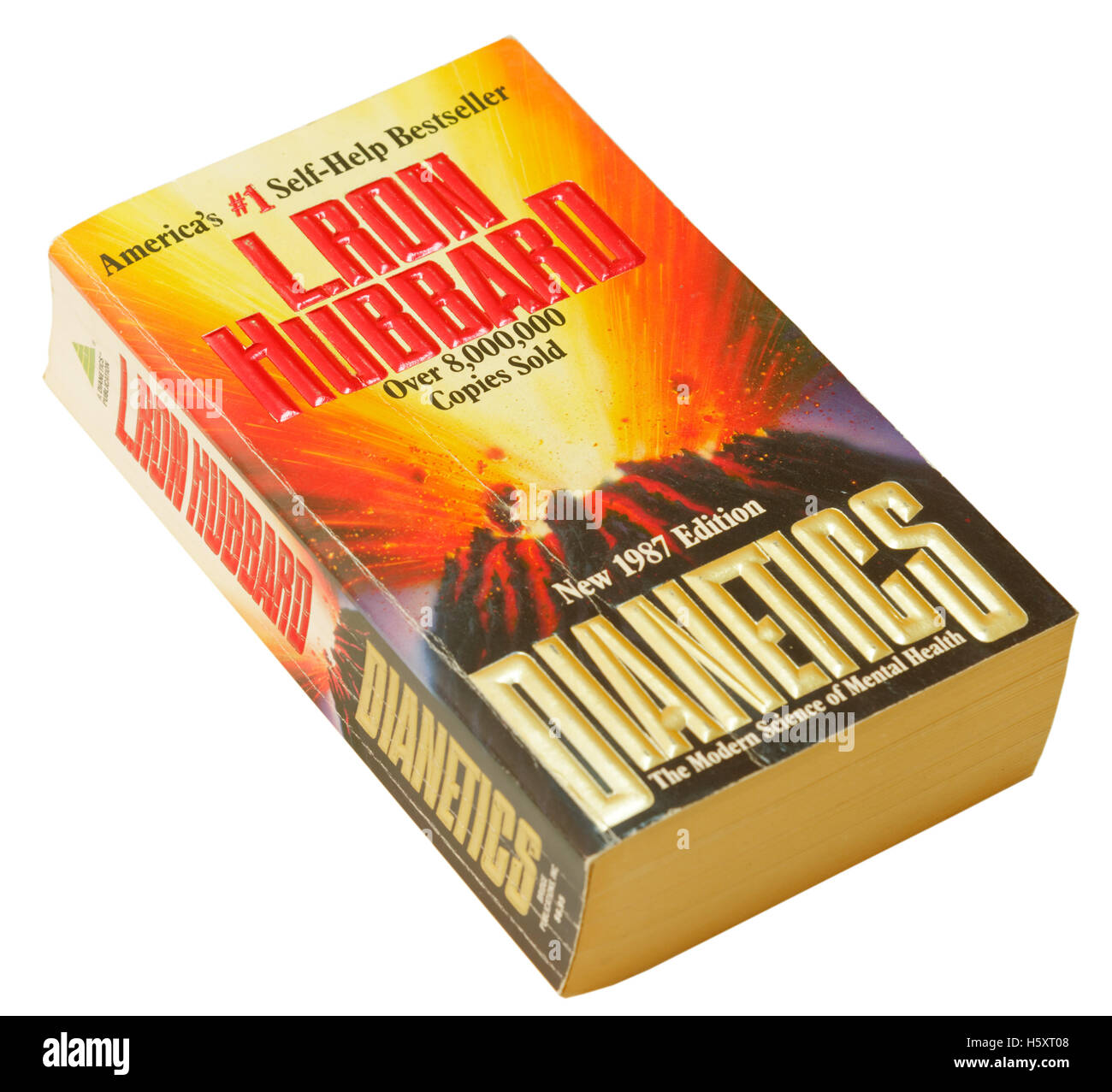 Dianetics by L Ron Hubbard Stock Photo