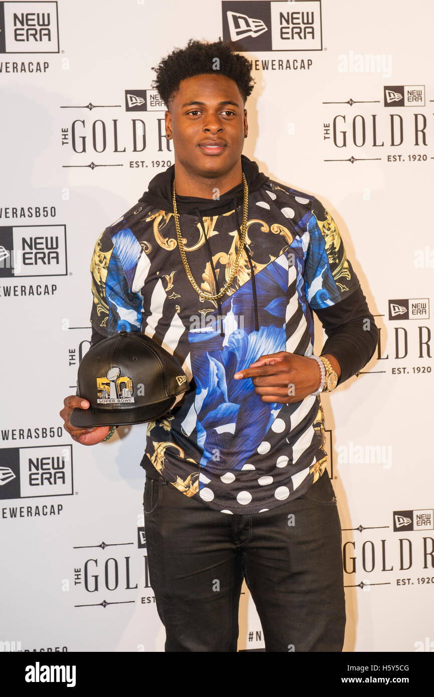 Davante Adams of the Green Bay Packers arrives on the red carpet at the  Gold Rush presented by New Era Caps, San Francisco, California February 06,  2016 Stock Photo - Alamy